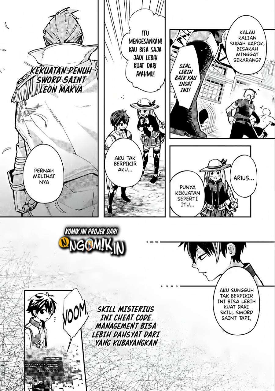 Hey The Cheat Code Management Skill which was thought to be useless is too monstrous Chapter 1.3 Gambar 5
