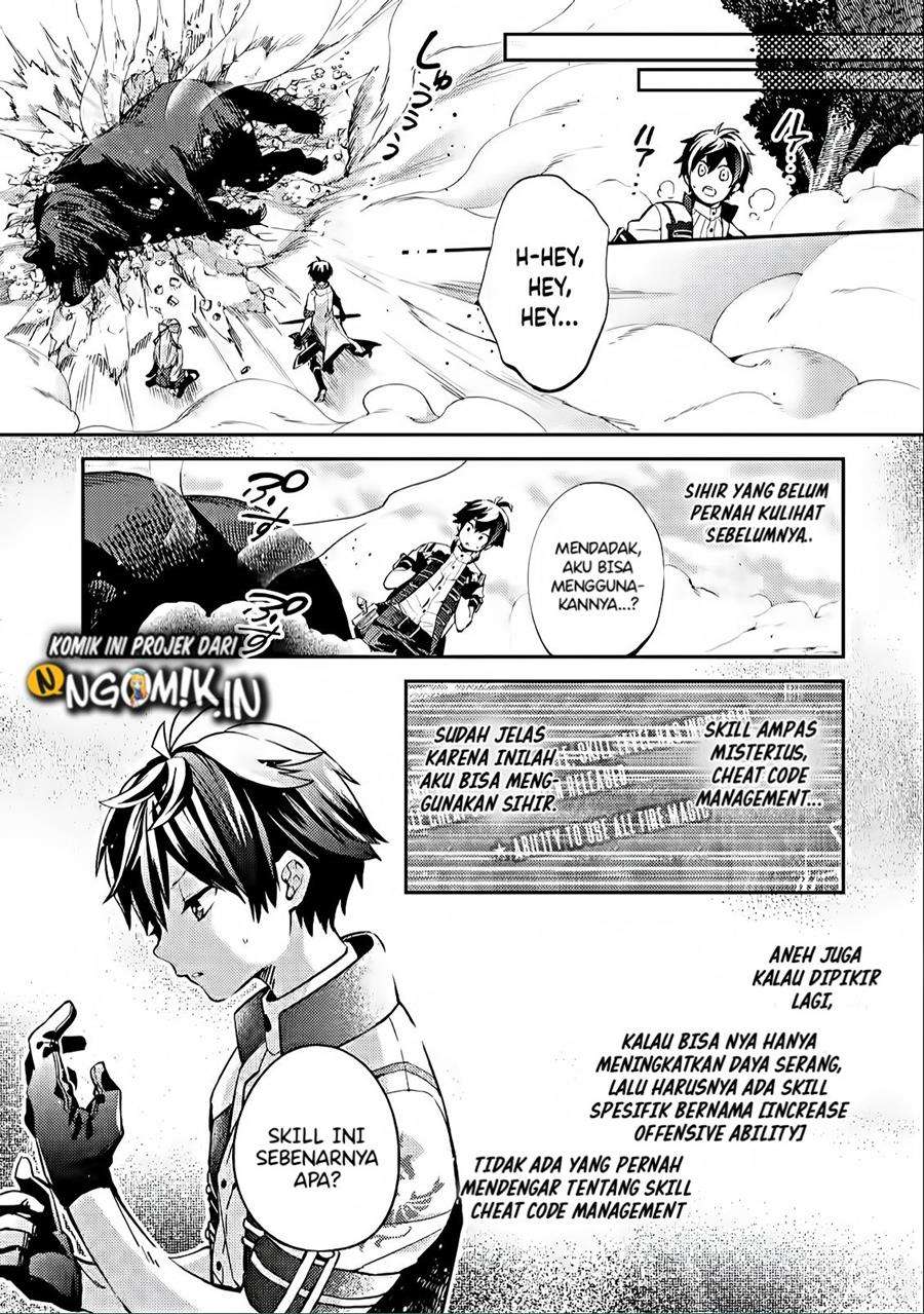 Hey The Cheat Code Management Skill which was thought to be useless is too monstrous Chapter 1.2 Gambar 4