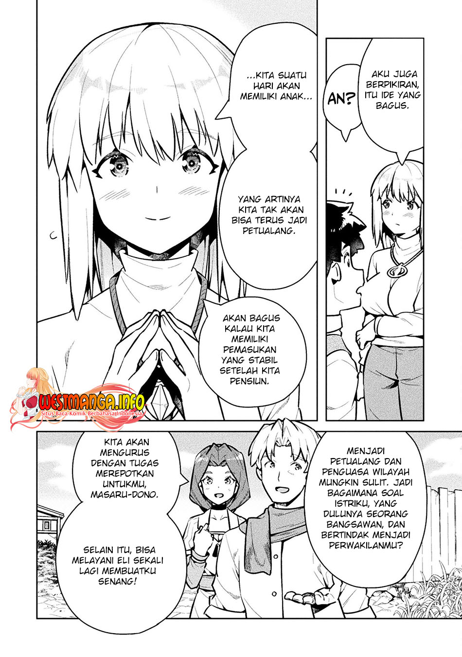 NEET dakedo Hello Work ni Ittara Isekai ni Tsuretekareta Chapter 45 Gambar 29