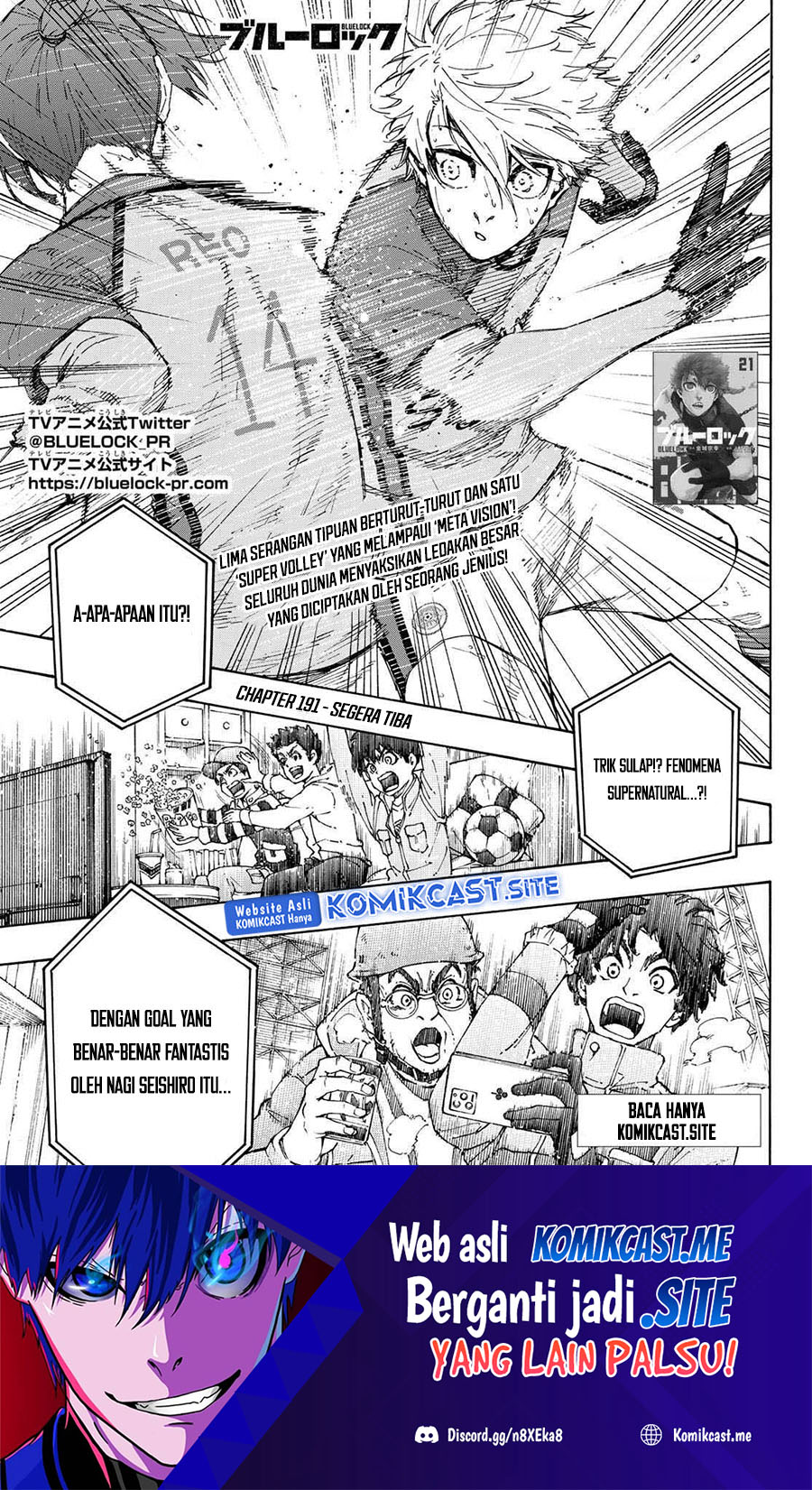 Baca Manga Blue Lock Chapter 191 Gambar 2