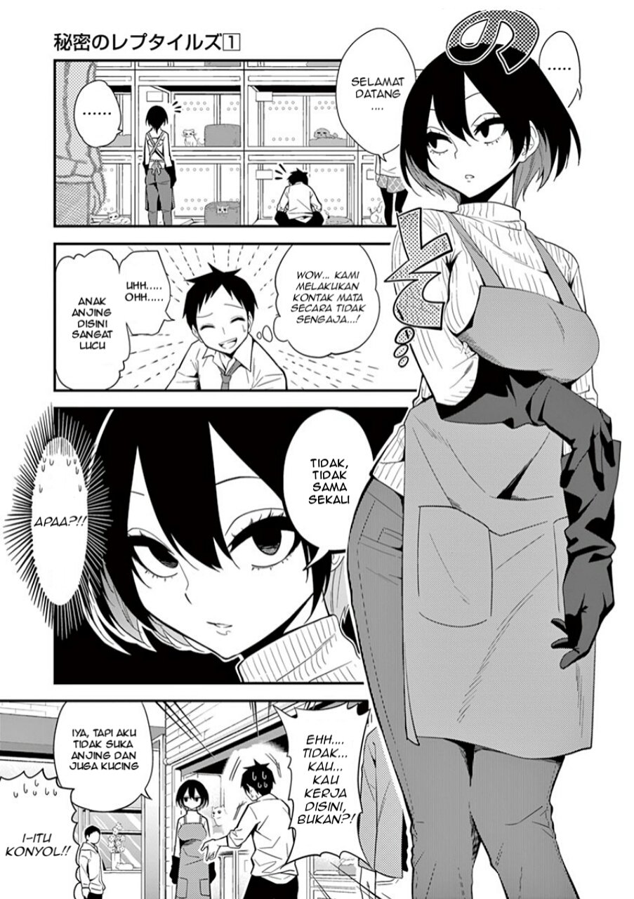 Himitsu no Reptiles Chapter 1 Gambar 7