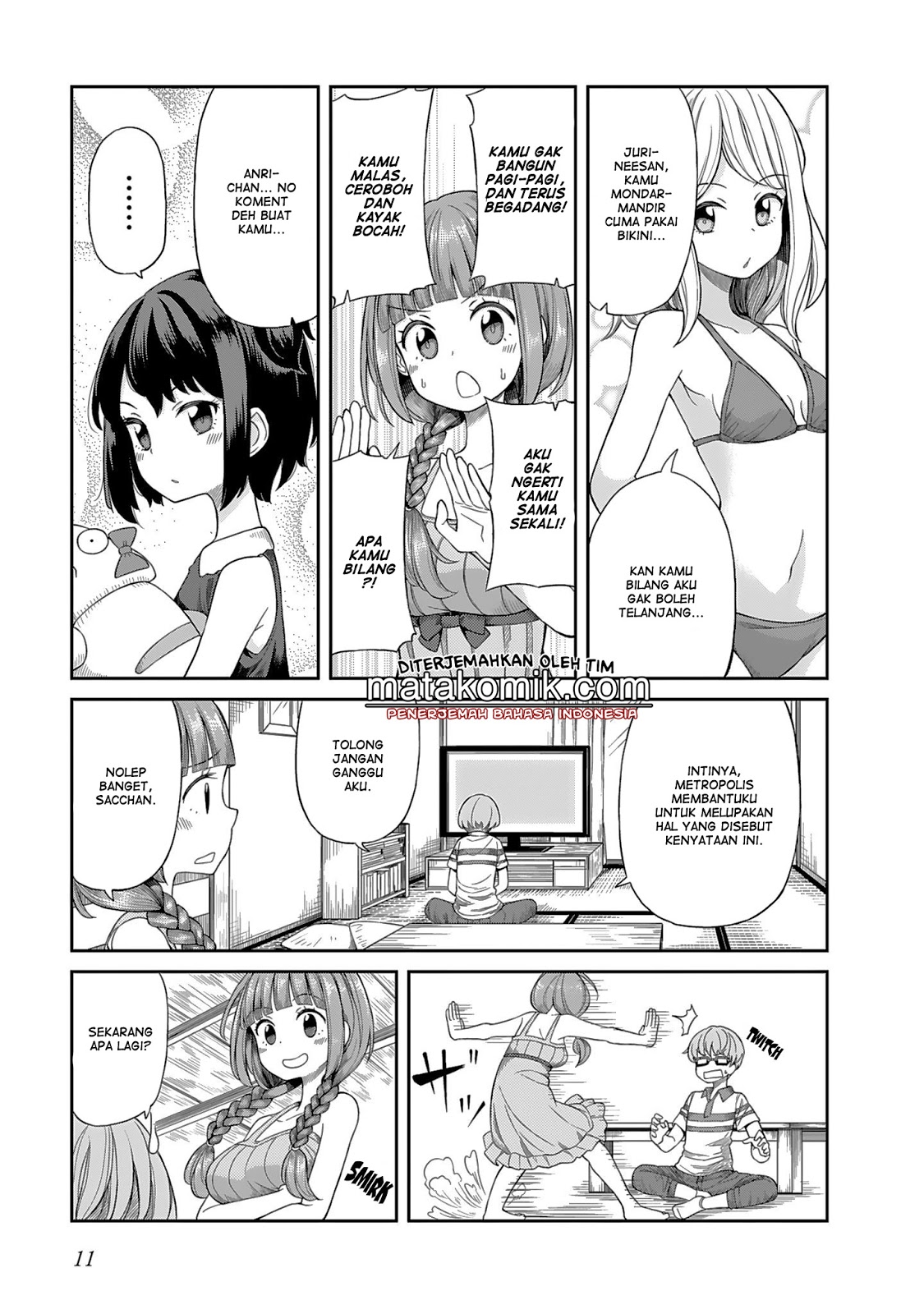 Hinomoto-san Chi no 3-shimai Chapter 1 Gambar 9