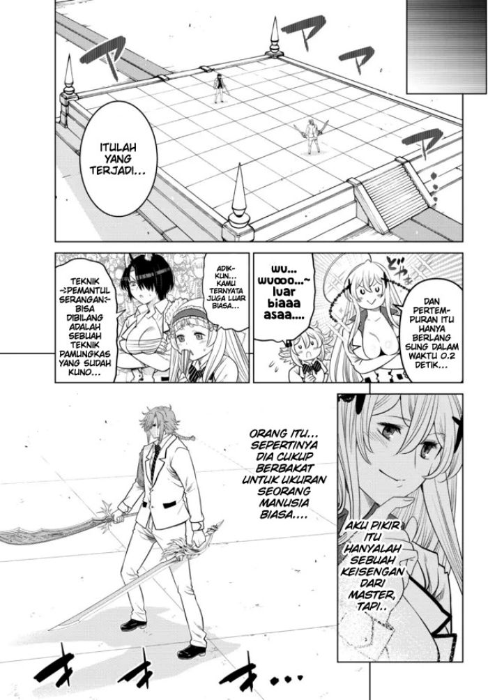 Ochikobore Datta Ani Ga Jitsuha Saikyou: Shijou Saikyou No Yuusha Wa Tensei-shi, Gakuen De Mujikaku Ni Musou Suru Chapter 14 Gambar 19