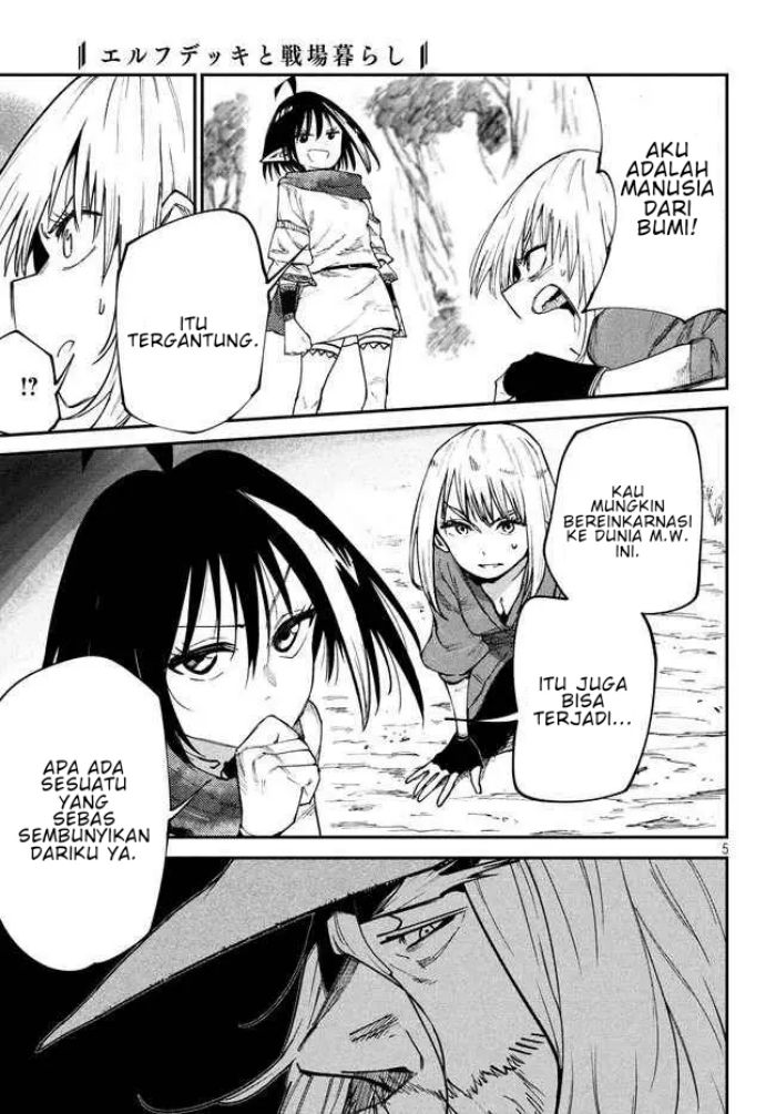 Elf Deck To Senjou Gurashi Chapter 11 Gambar 6