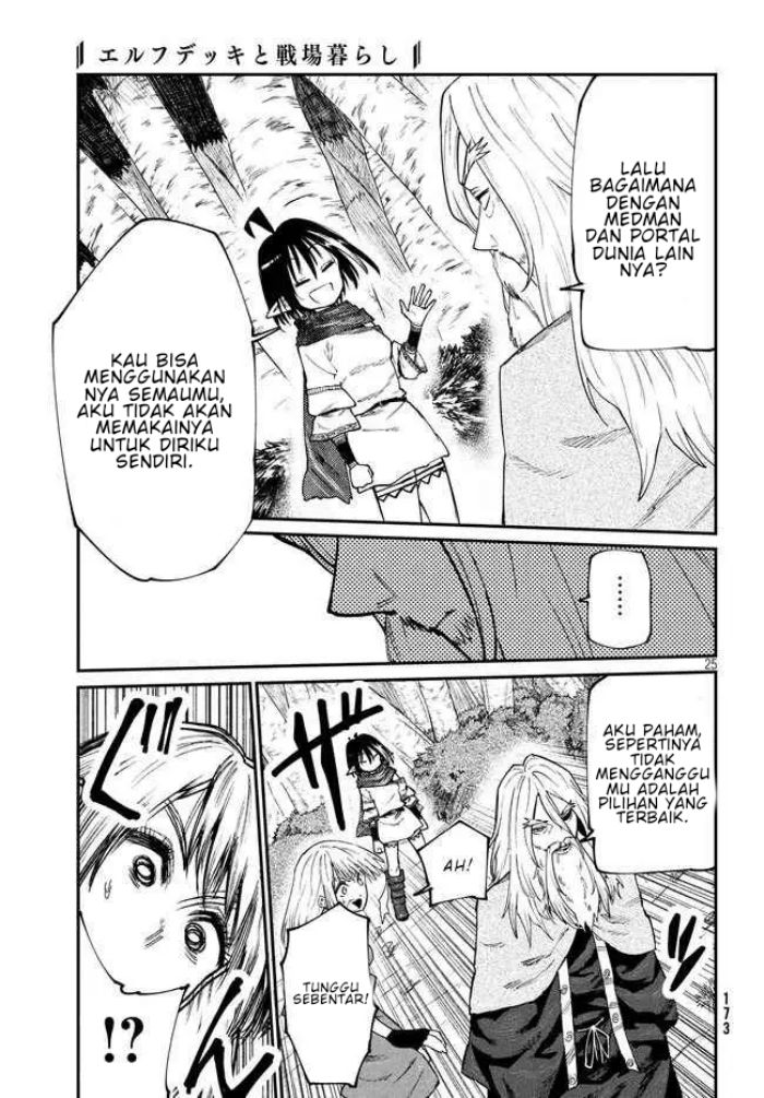 Elf Deck To Senjou Gurashi Chapter 10 Gambar 26