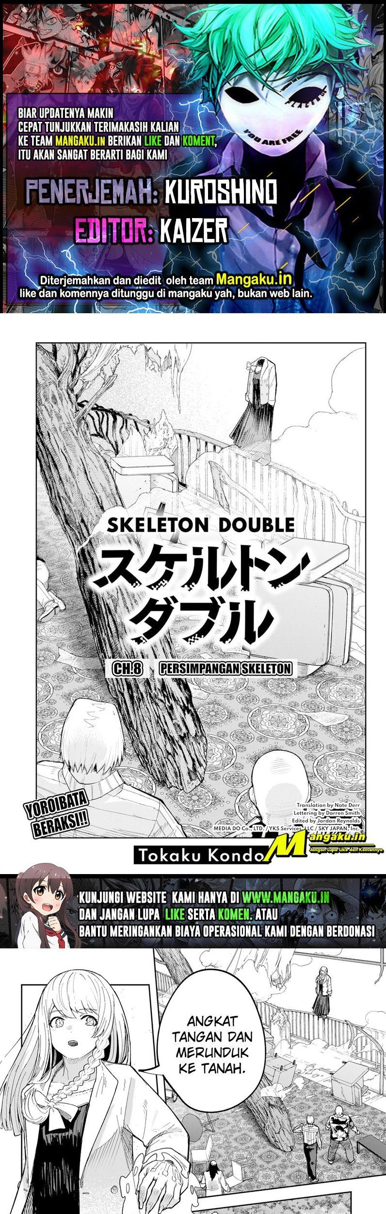 Baca Komik Skeleton Double Chapter 08.1 Gambar 1