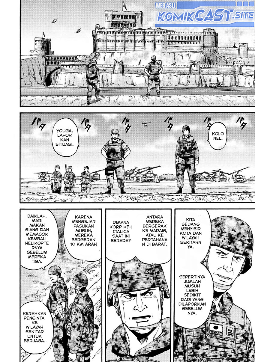 Gate – Jietai Kare no Chi nite Kaku Tatakeri Chapter 117 Gambar 15