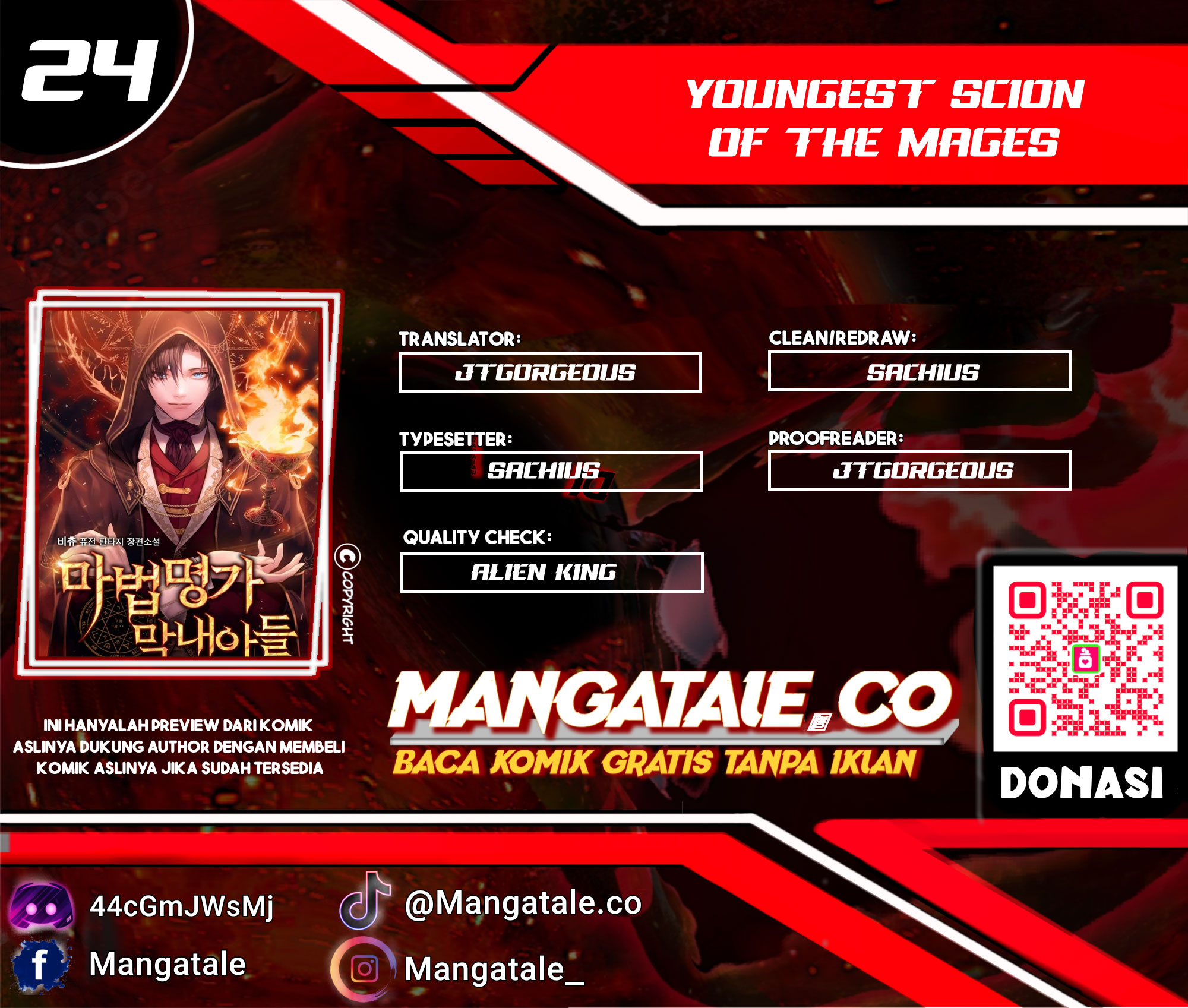 Baca Komik Youngest Scion of the Mages Chapter 24 Gambar 1