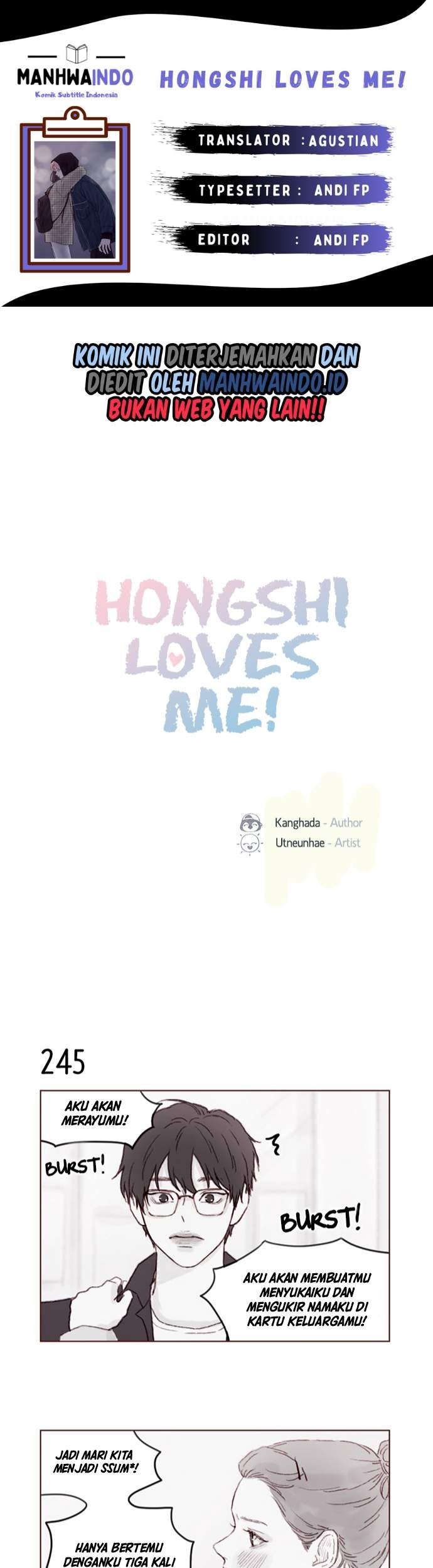 Baca Komik Hongshi Loves Me! Chapter 35 Gambar 1
