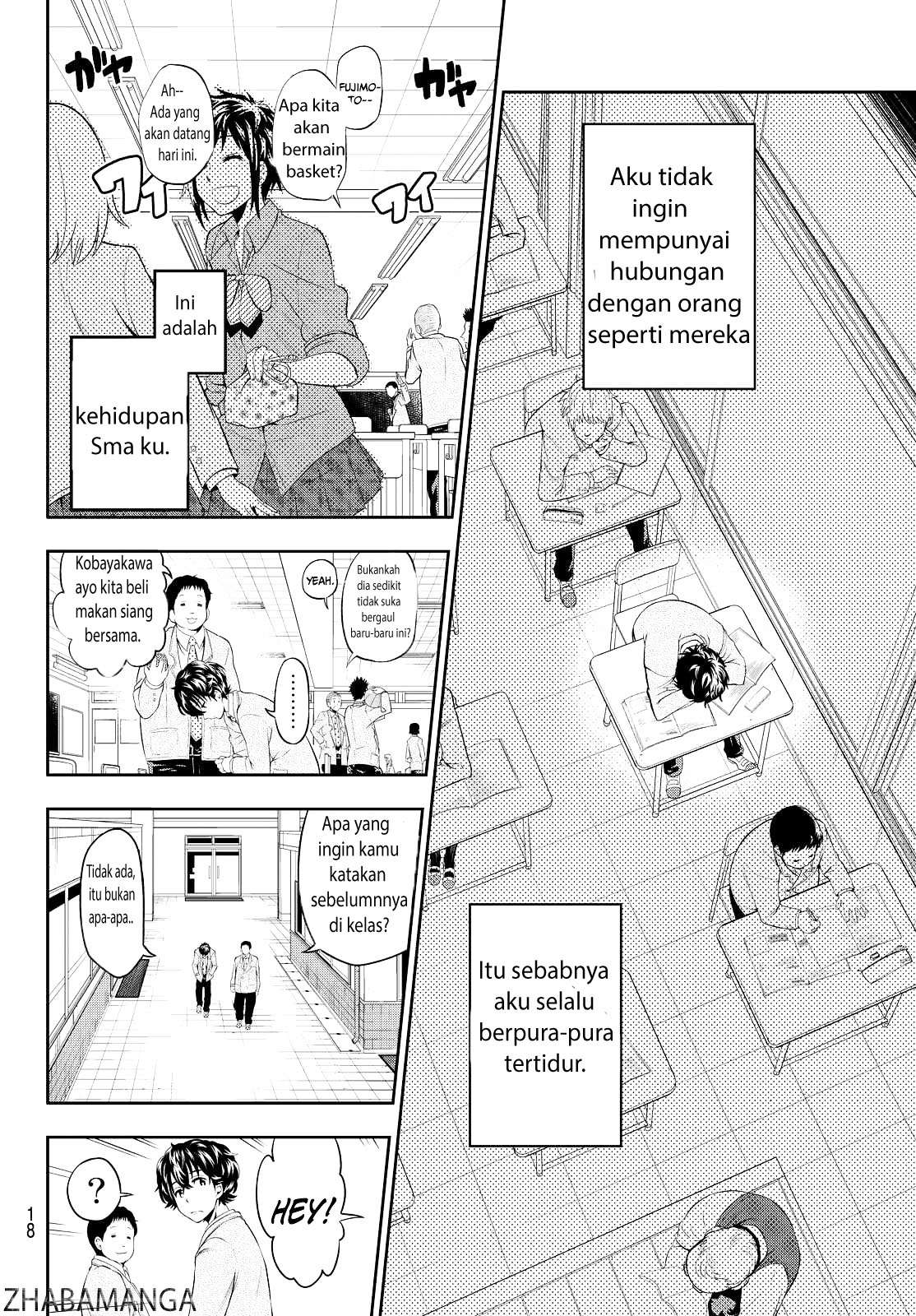 Hoshino, Me o Tsubutte Chapter 1 Gambar 11