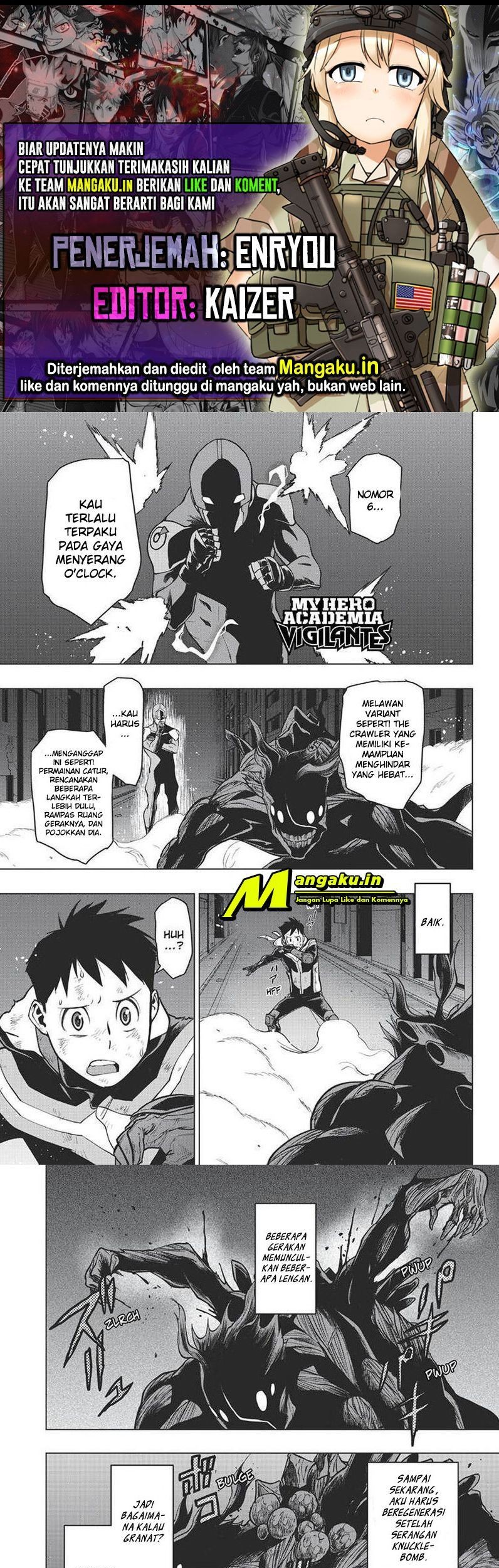 Baca Komik Vigilante: Boku no Hero Academia Illegal Chapter 109 Gambar 1