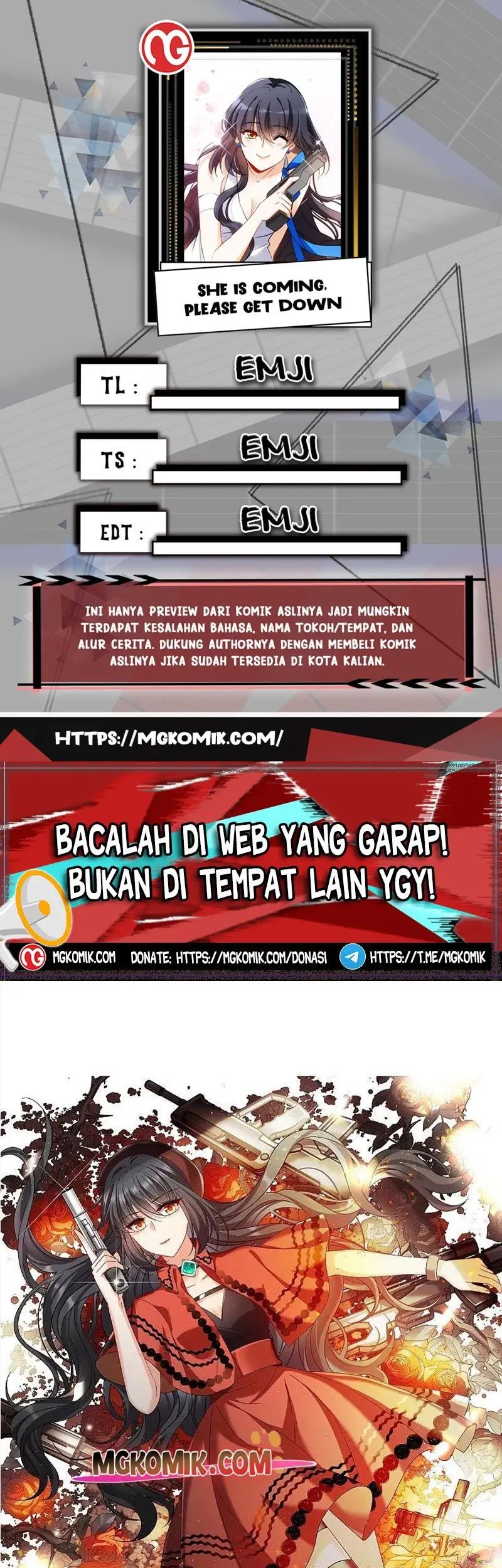 Baca Komik She Is Coming, Please Get Down! Chapter 94.2 Gambar 1