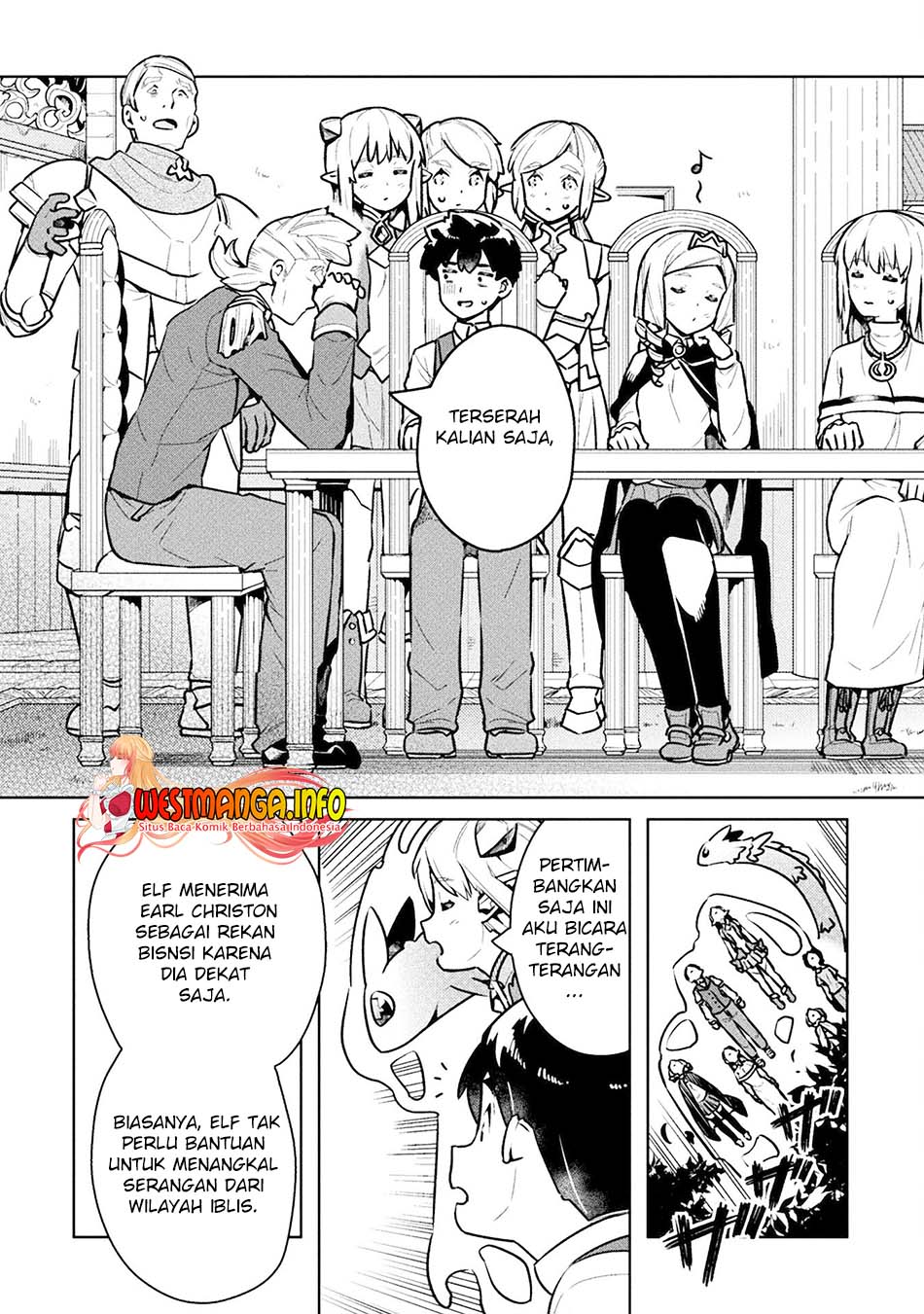 NEET dakedo Hello Work ni Ittara Isekai ni Tsuretekareta Chapter 46 Gambar 27