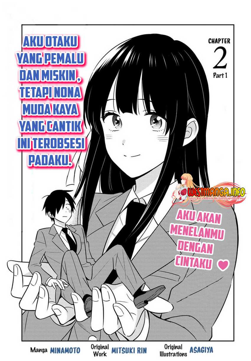 Baca Inkya de Wotaku de Binbou Dakedo Bijin Ojou-sama ni Osaretemasu Chapter 02 Gambar 2