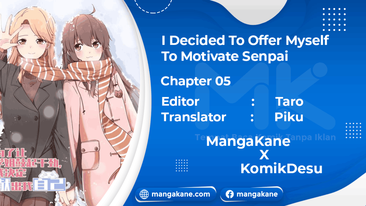 Baca Komik I Decided to Offer Myself to Motivate Senpai Chapter 5 Gambar 1