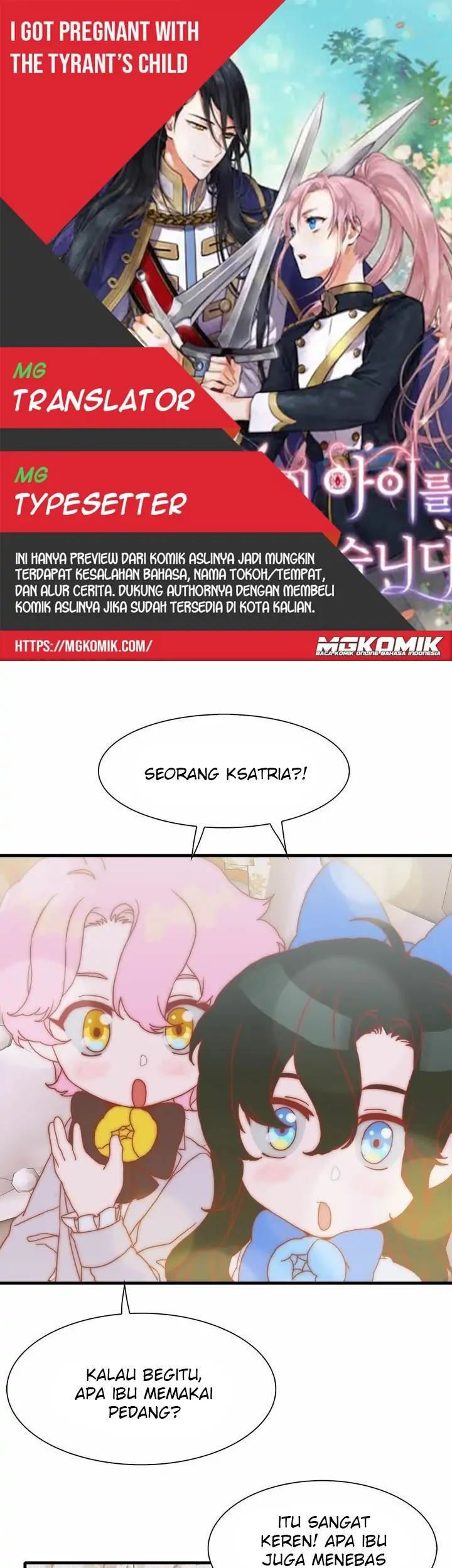 Baca Komik I Gave Birth to the Tyrant’s Child Chapter 32 Gambar 1