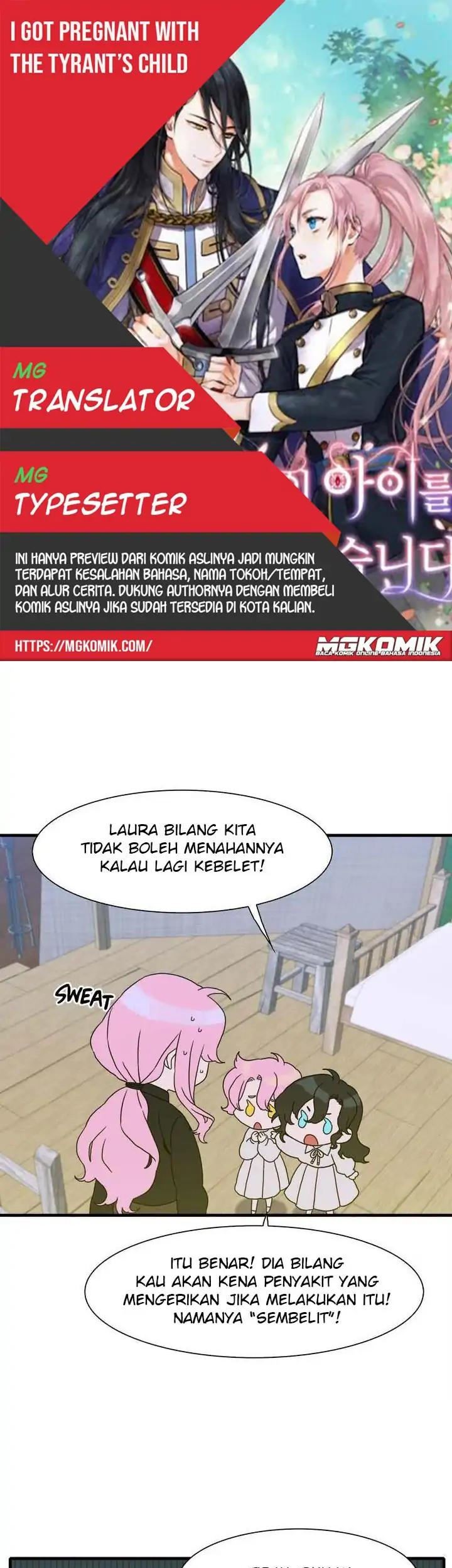 Baca Komik I Gave Birth to the Tyrant’s Child Chapter 28 Gambar 1