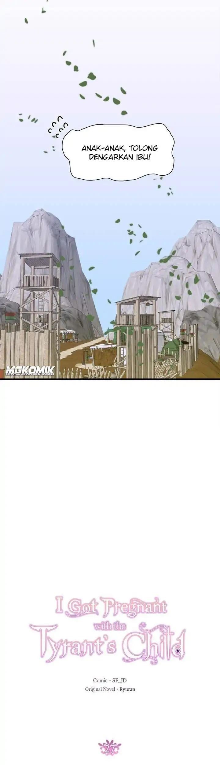 I Gave Birth to the Tyrant’s Child Chapter 27 Gambar 59