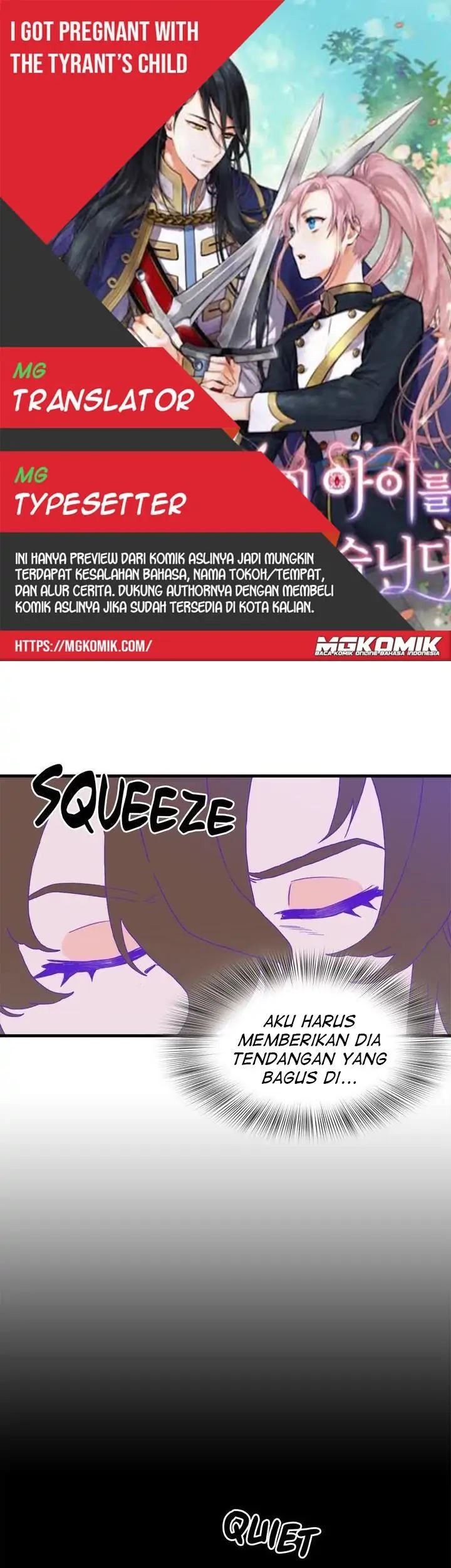 Baca Komik I Gave Birth to the Tyrant’s Child Chapter 24 Gambar 1