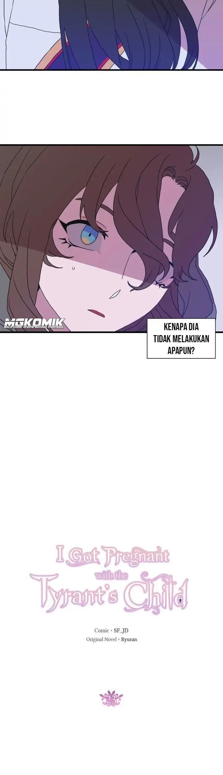 I Gave Birth to the Tyrant’s Child Chapter 23 Gambar 59