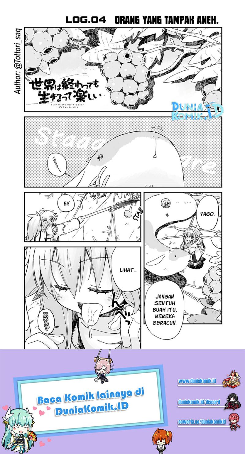 Baca  Sekai wa Owattemo Ikirutte Tanoshii Chapter 04 Gambar 2