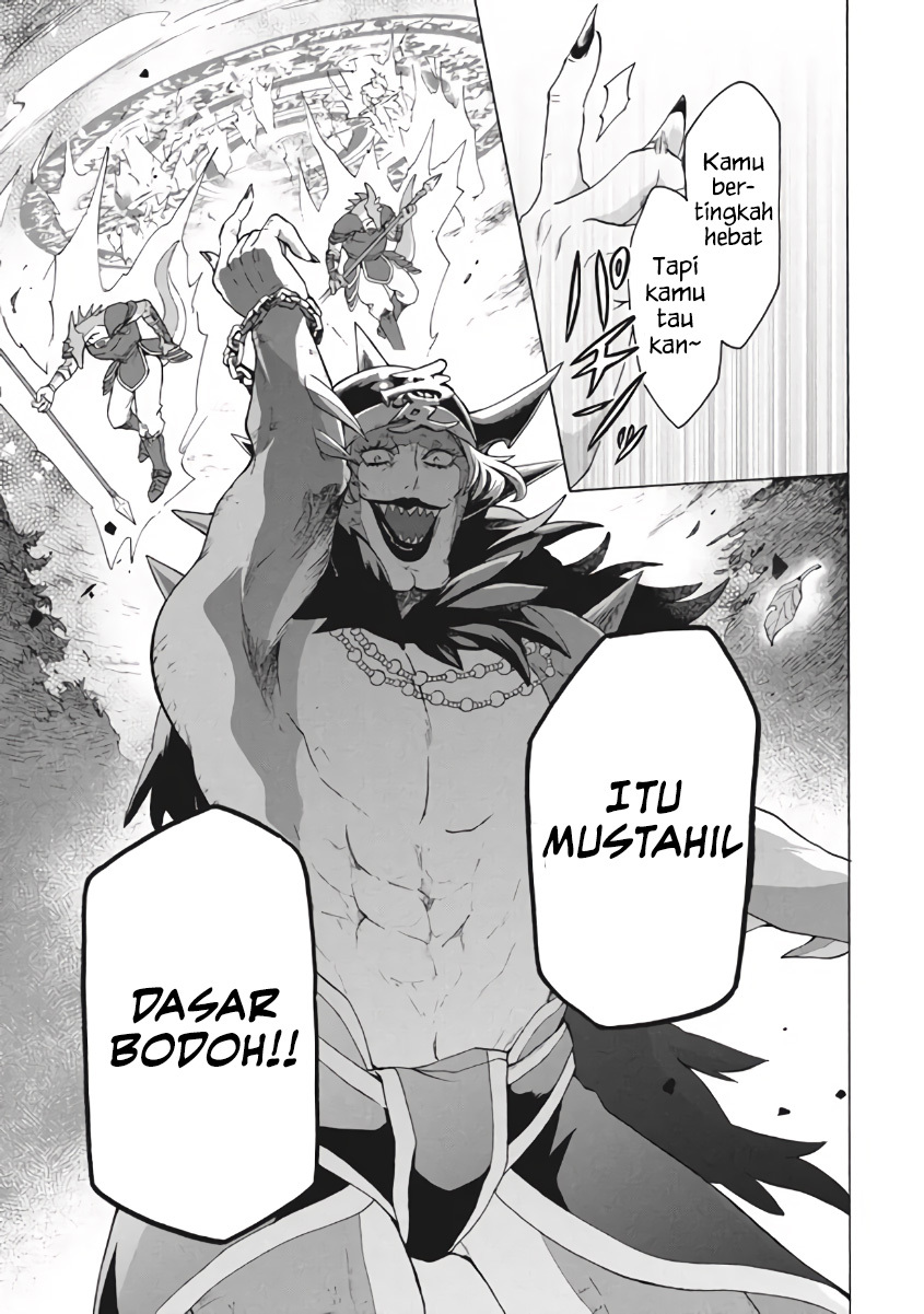 “Kukuku… He is the weakest of the Four Heavenly Monarchs.” I was dismissed from my job but somehow I became the master of a hero and a holy maiden. Chapter 09.1 Gambar 15