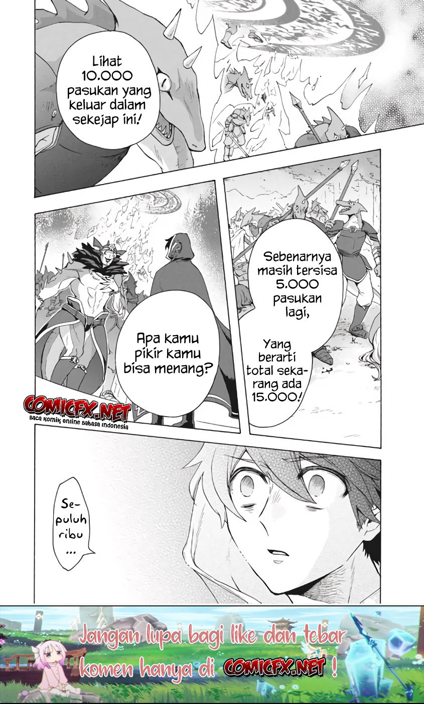 “Kukuku… He is the weakest of the Four Heavenly Monarchs.” I was dismissed from my job but somehow I became the master of a hero and a holy maiden. Chapter 09.1 Gambar 16