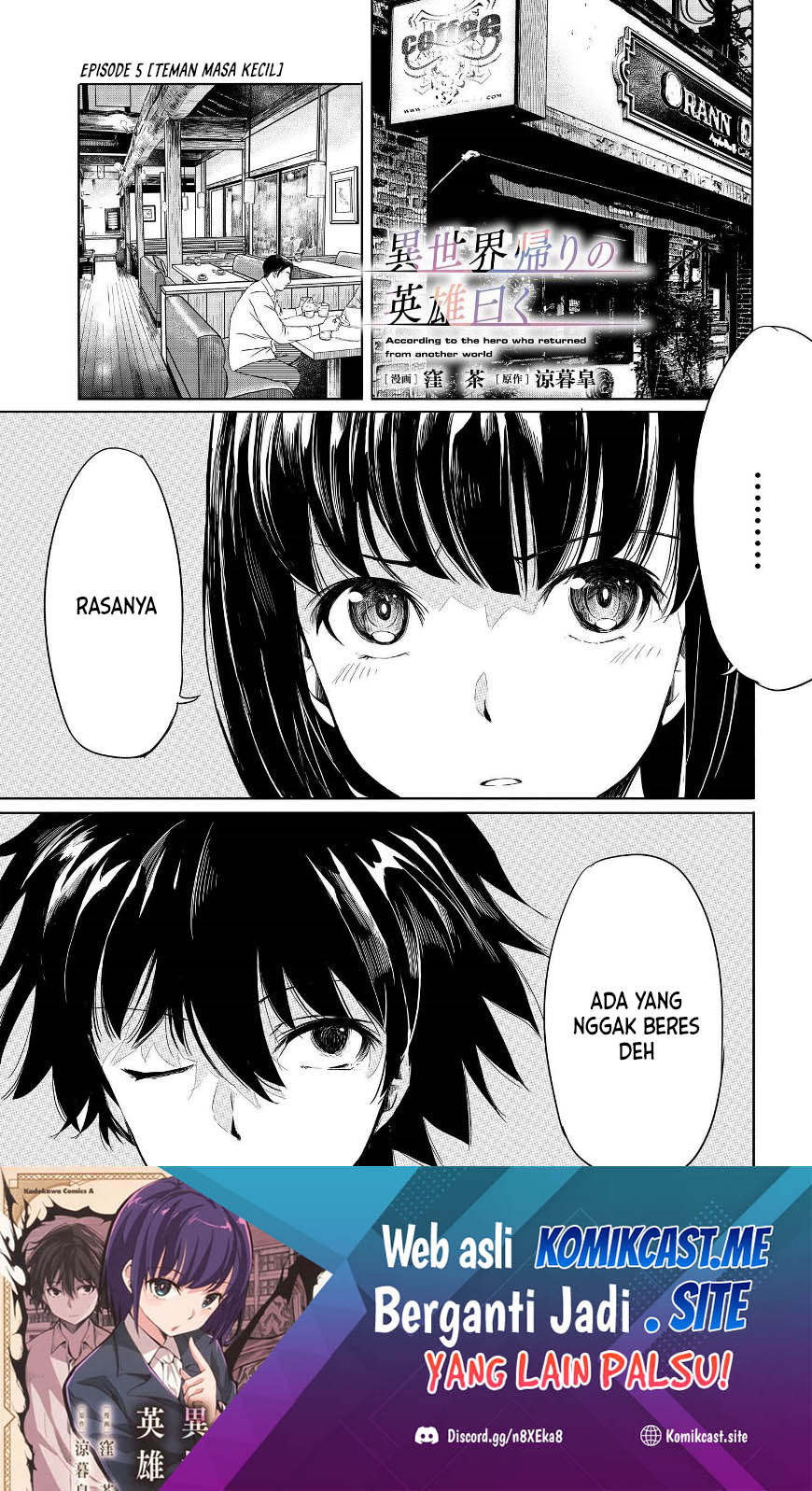 Baca  Isekai Kaeri no Eiyuu Iwaku Chapter 05.1 Gambar 2