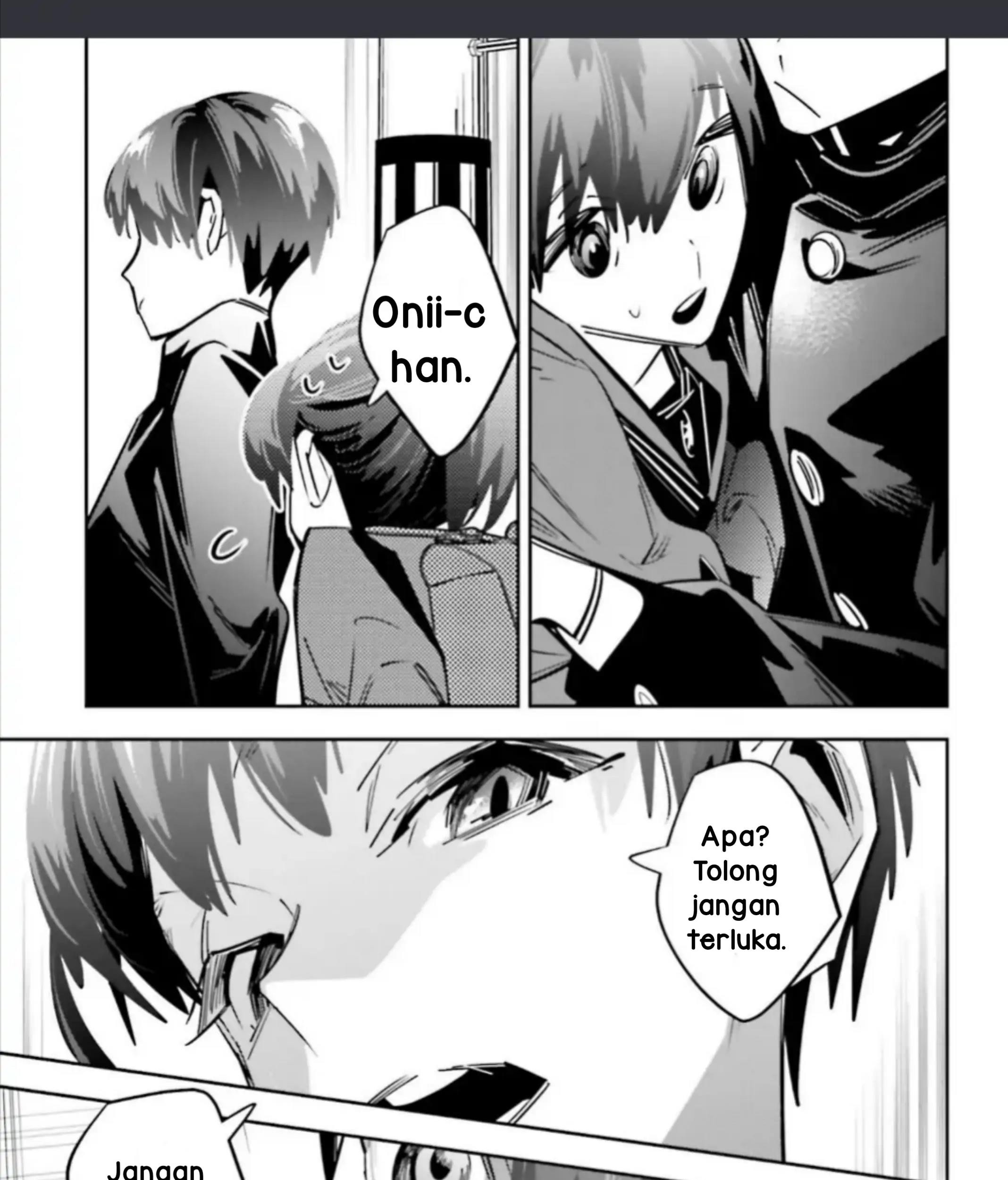 I Reincarnated as the Little Sister of a Death Game Manga’s Murder Mastermind and Failed Chapter 4.2 Gambar 30