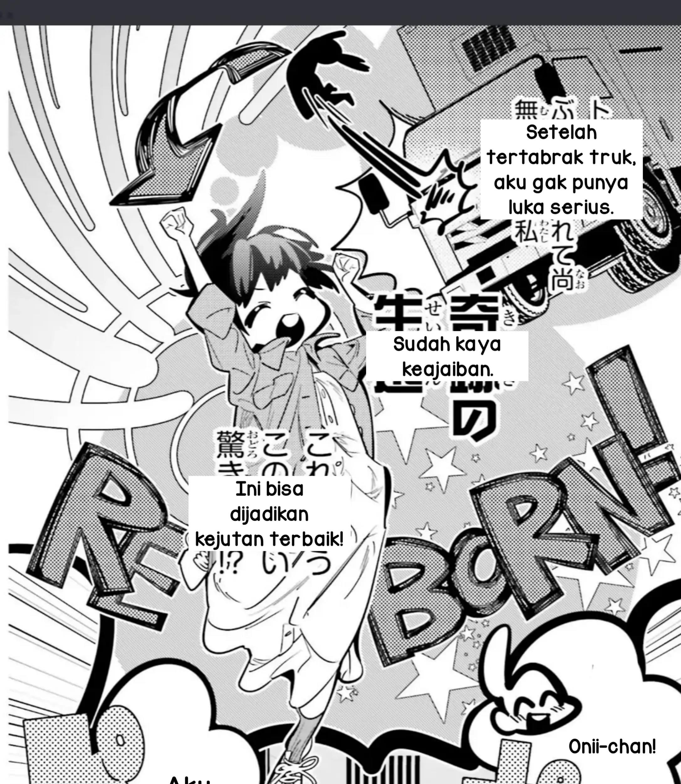 I Reincarnated as the Little Sister of a Death Game Manga’s Murder Mastermind and Failed Chapter 4.2 Gambar 12