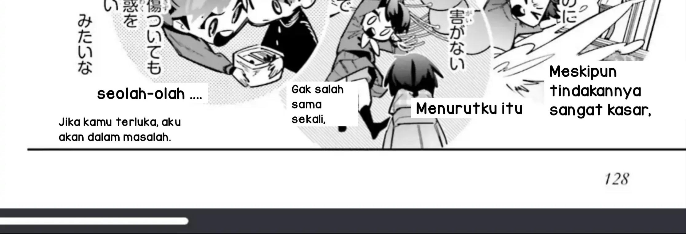 I Reincarnated as the Little Sister of a Death Game Manga’s Murder Mastermind and Failed Chapter 4.1 Gambar 6