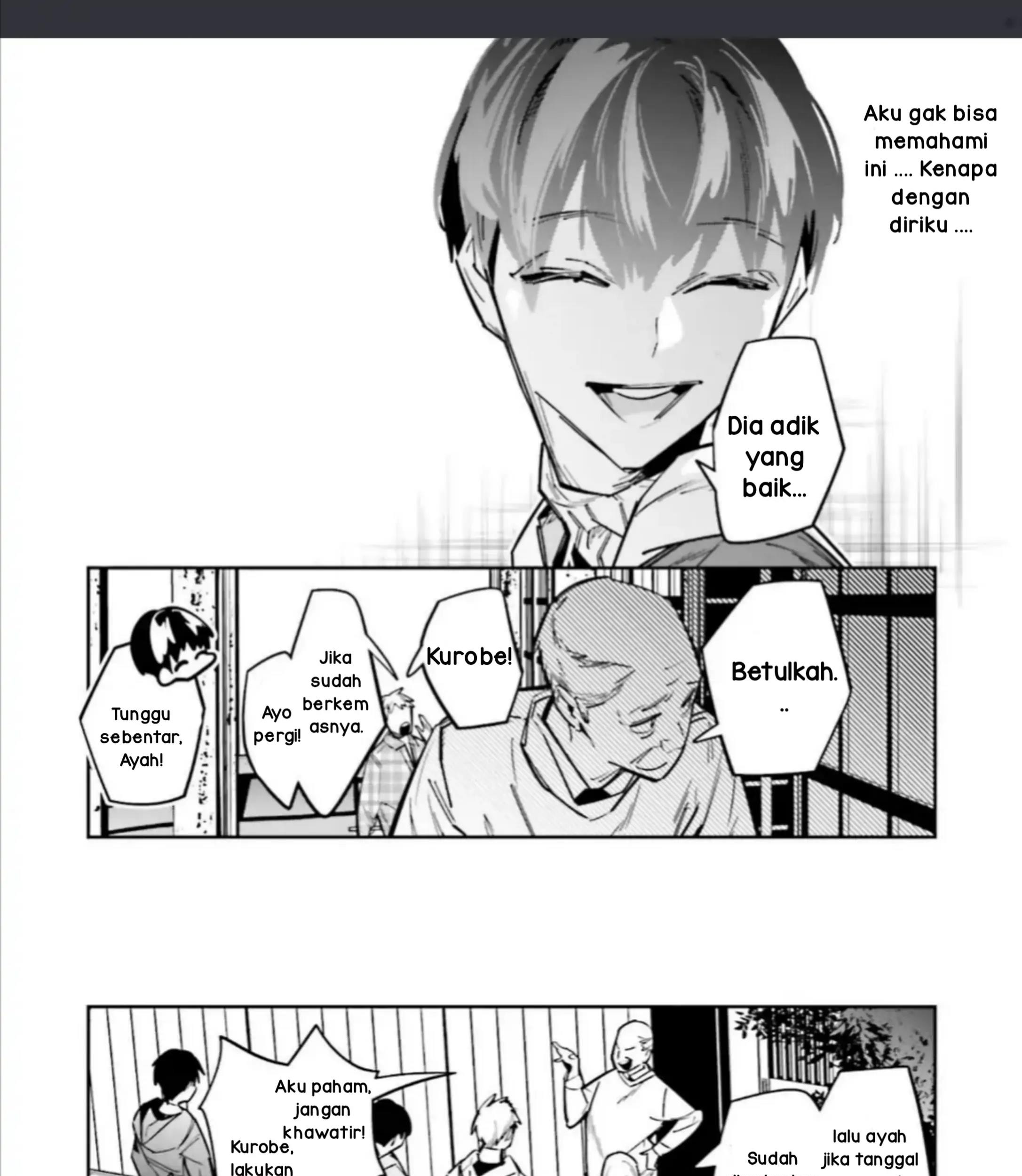 I Reincarnated as the Little Sister of a Death Game Manga’s Murder Mastermind and Failed Chapter 4.1 Gambar 7