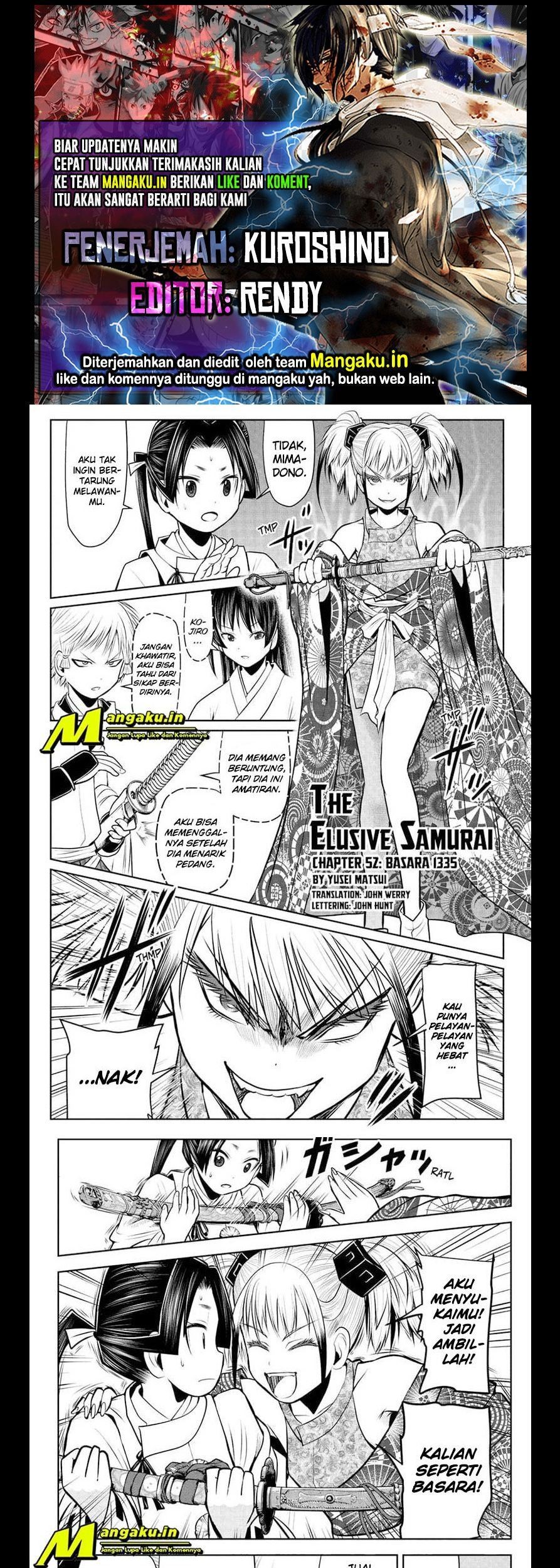 Baca Komik The Elusive Samurai Chapter 52 Gambar 1
