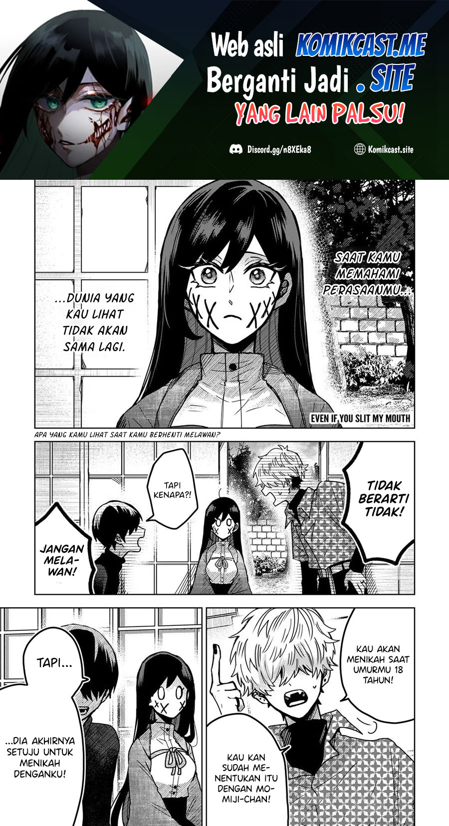 Baca Kuchi ga Saketemo Kimi ni wa Chapter 48 Gambar 2