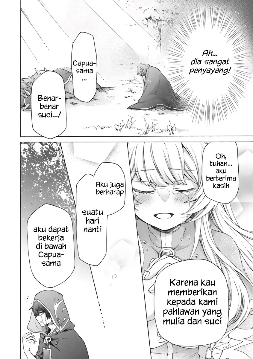 “Kukuku… He is the weakest of the Four Heavenly Monarchs.” I was dismissed from my job but somehow I became the master of a hero and a holy maiden. Chapter 09.2 Gambar 10