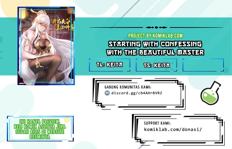 Baca Komik Starting With Confessing With the Beautiful Master Chapter 00.1 Gambar 1