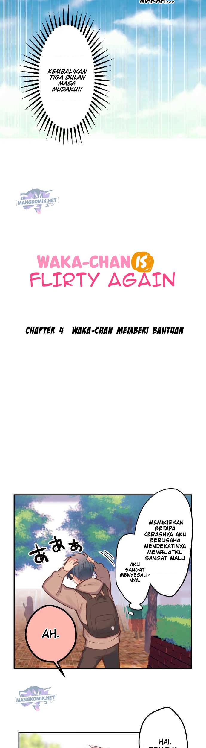 Waka-chan Is Flirty Again Chapter 04 Gambar 4