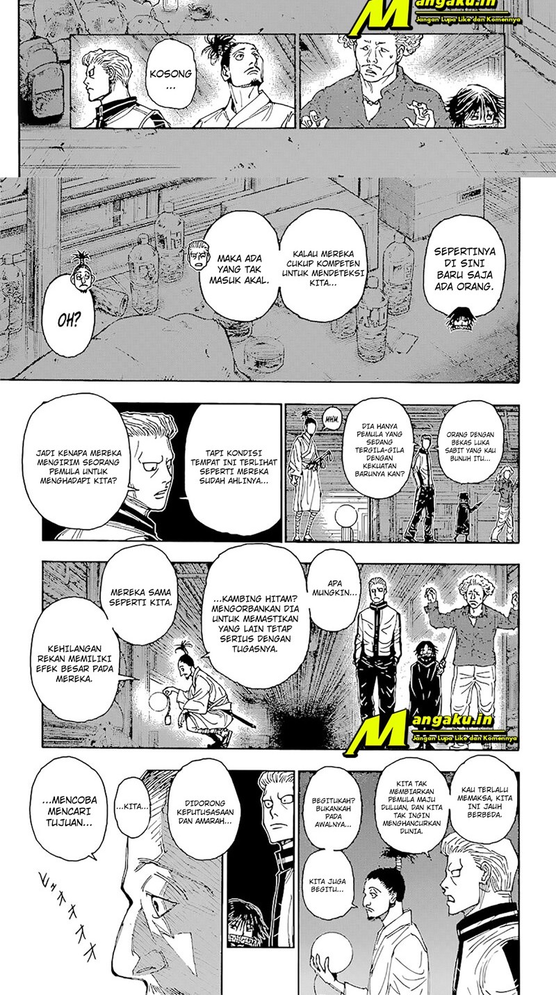 Hunter x Hunter Chapter 395 Gambar 4