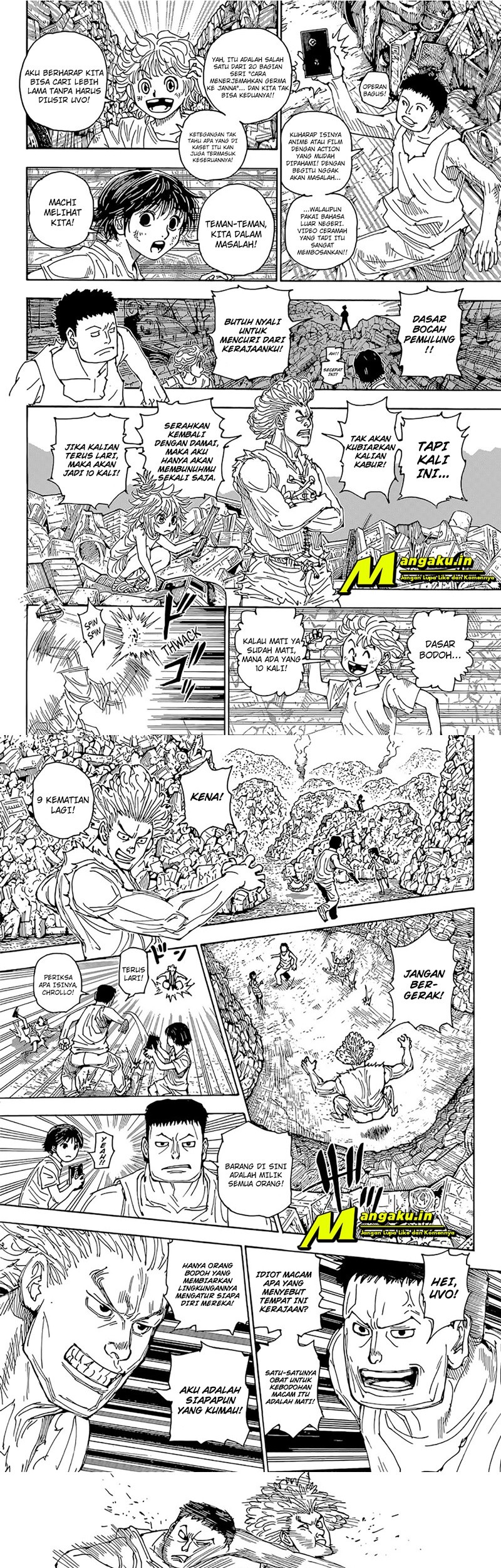 Hunter x Hunter Chapter 395 Gambar 6
