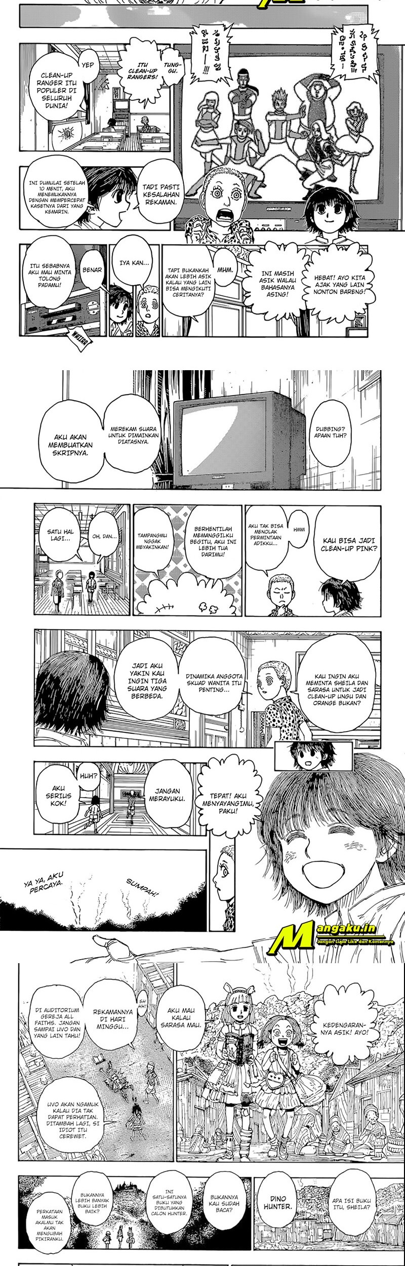 Hunter x Hunter Chapter 395 Gambar 9