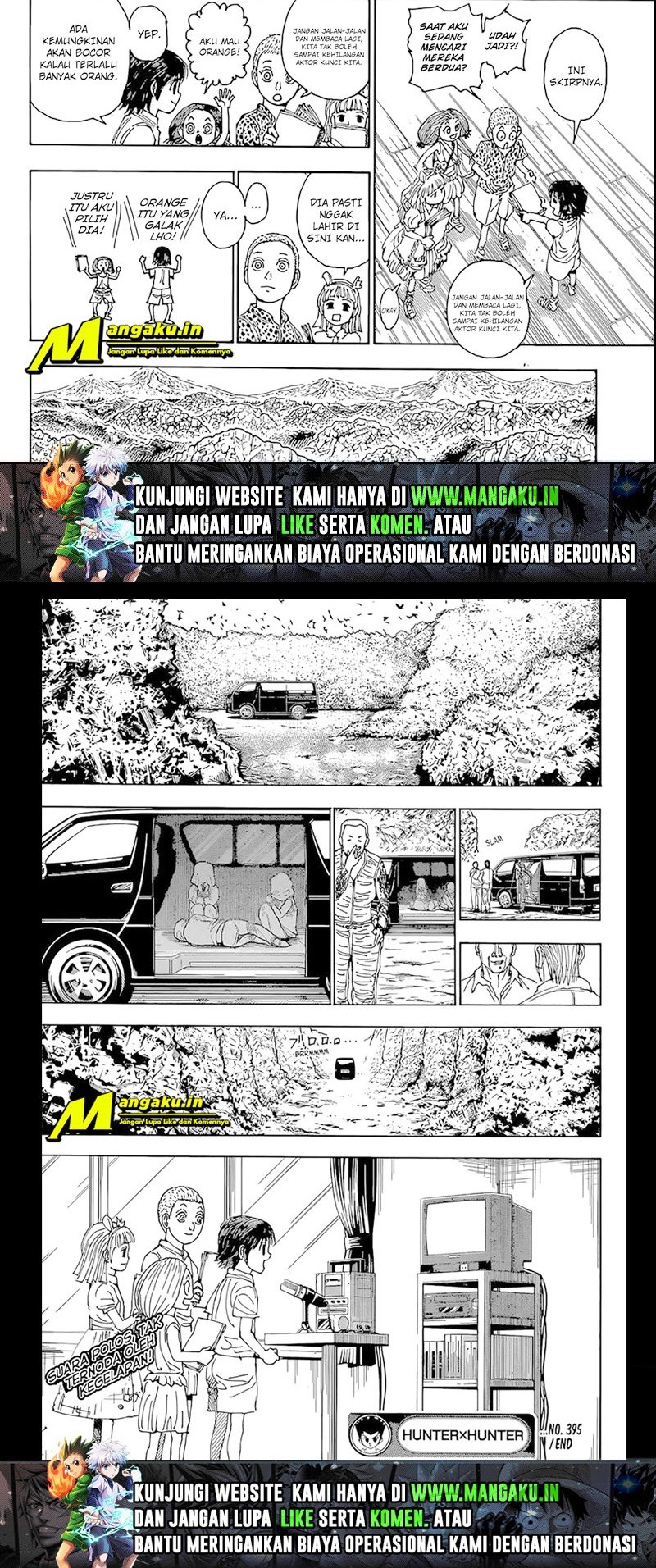 Hunter x Hunter Chapter 395 Gambar 10