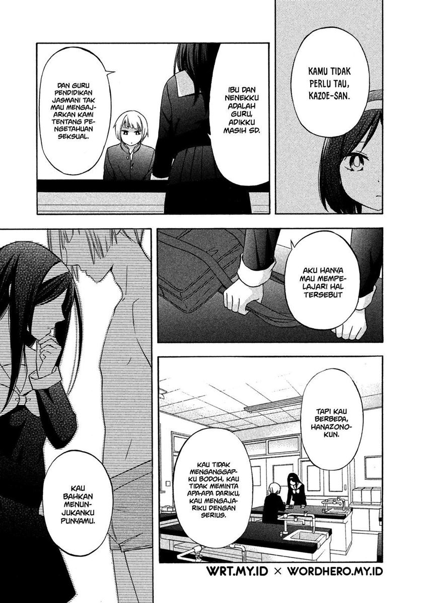 Hanazono and Kazoe’s Bizzare After School Rendezvous Chapter 04 Gambar 18
