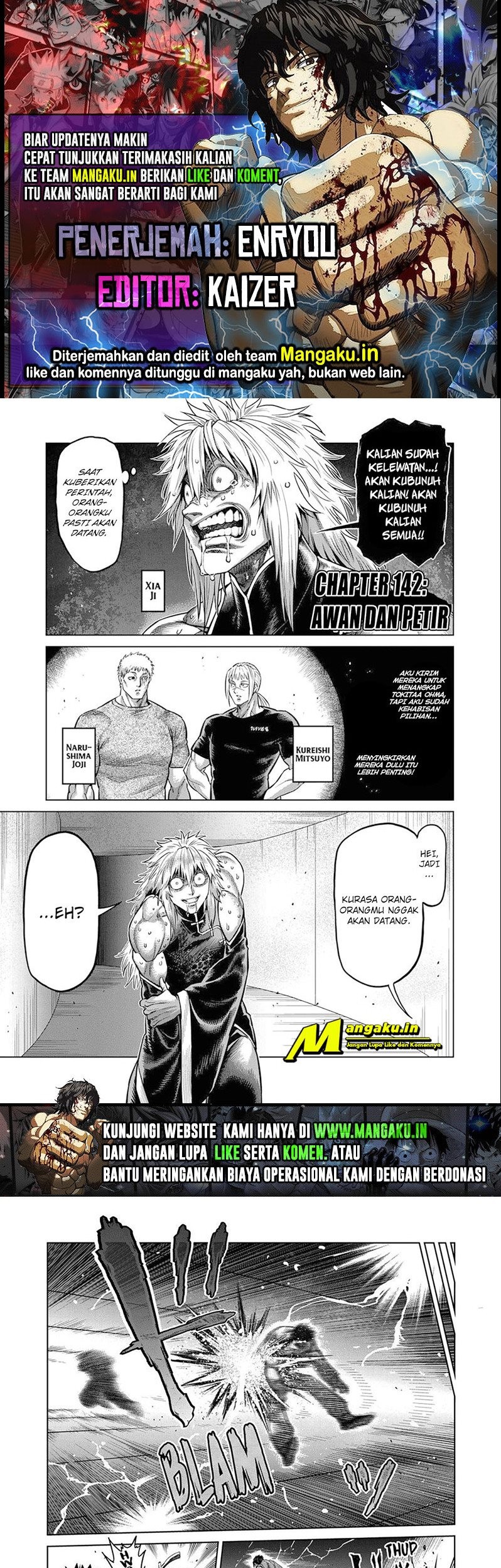 Baca Komik Kengan Omega Chapter 142 Gambar 1