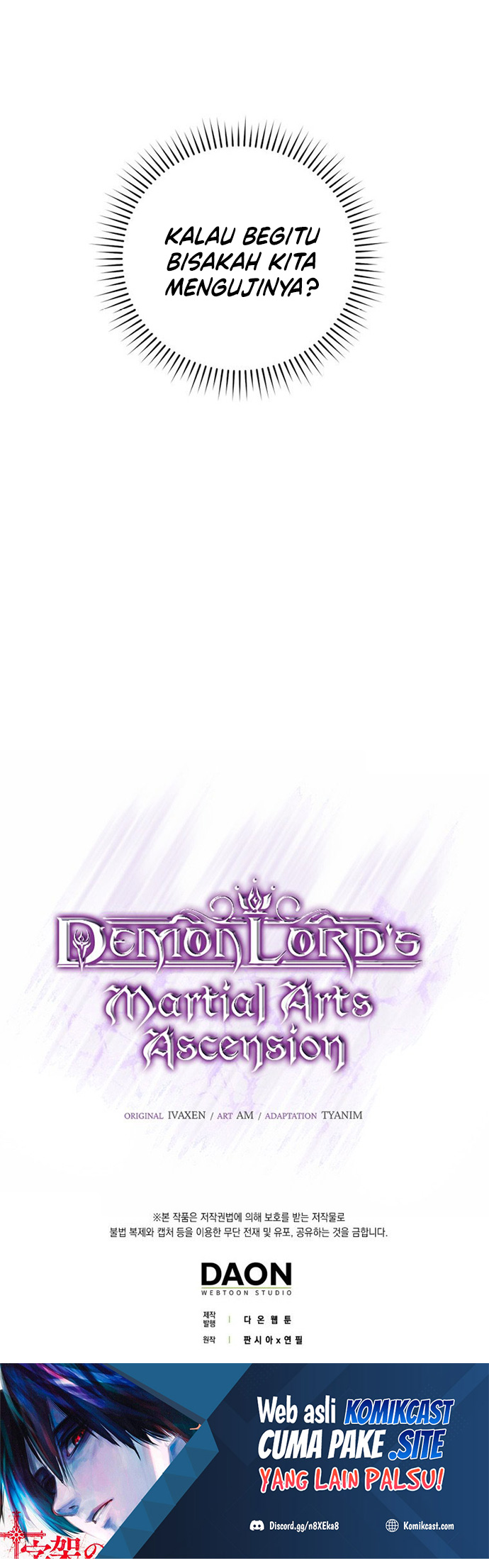 Demon Lord’s Martial Arts Ascension