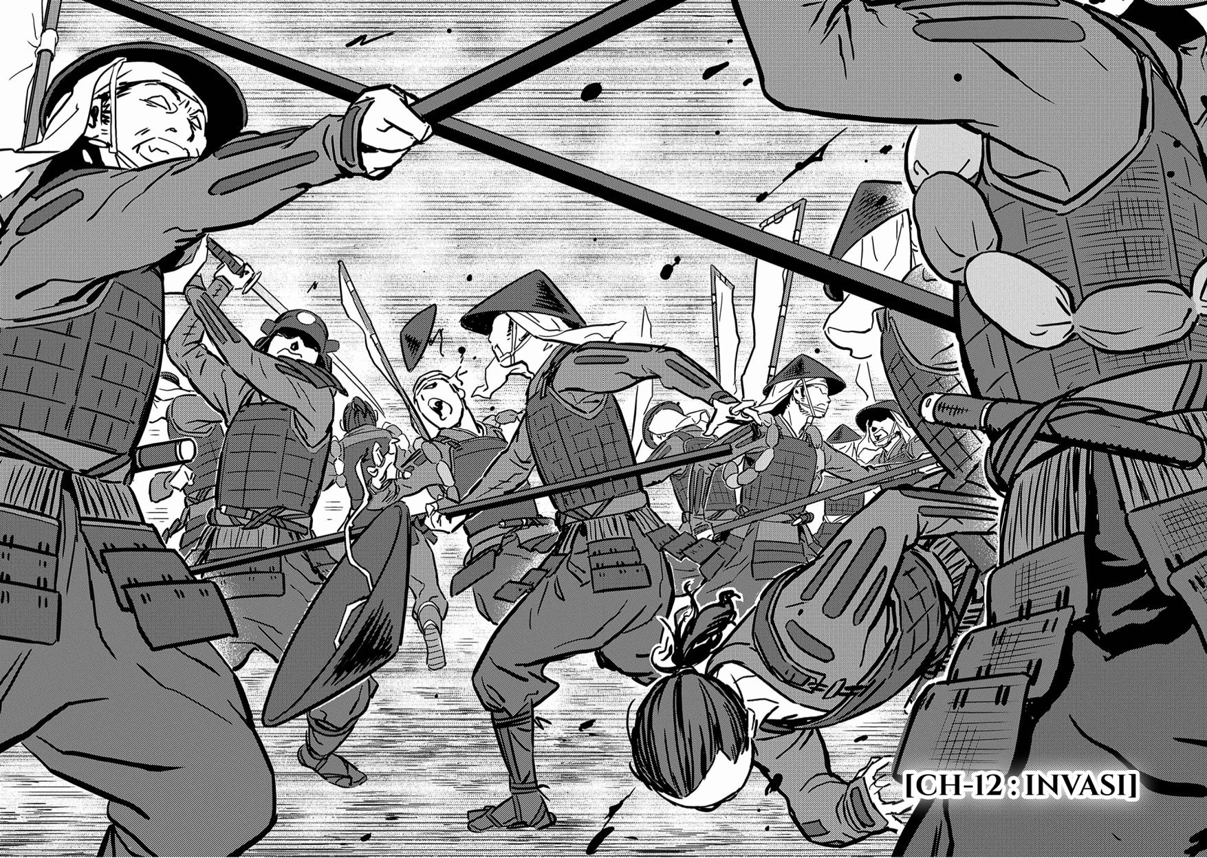 Sengoku Komachi Kuroutan: Noukou Giga Chapter 12 Gambar 4