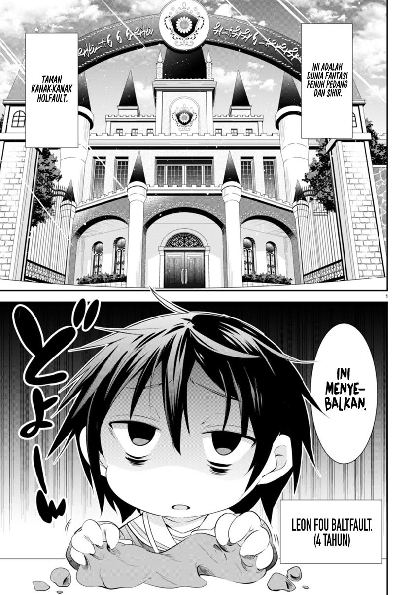 The World of Otome Games Kindergarten is Tough for Mobs Chapter 01 Gambar 5