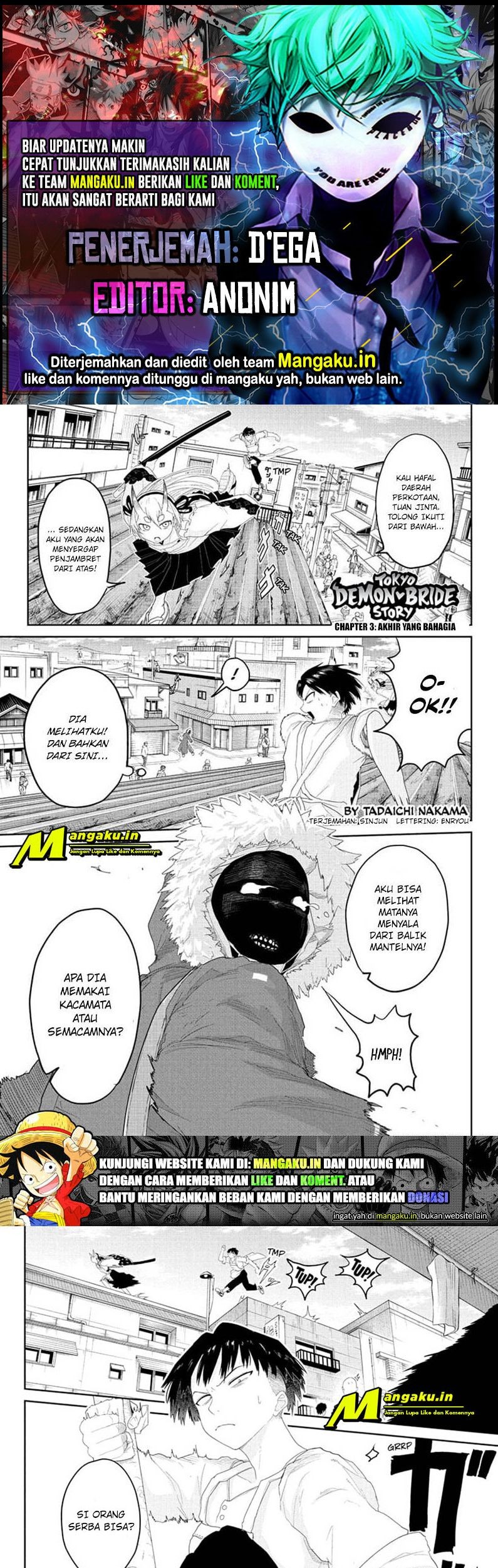 Baca Komik Dai Tokyo Oniyome-den Chapter 03 Gambar 1