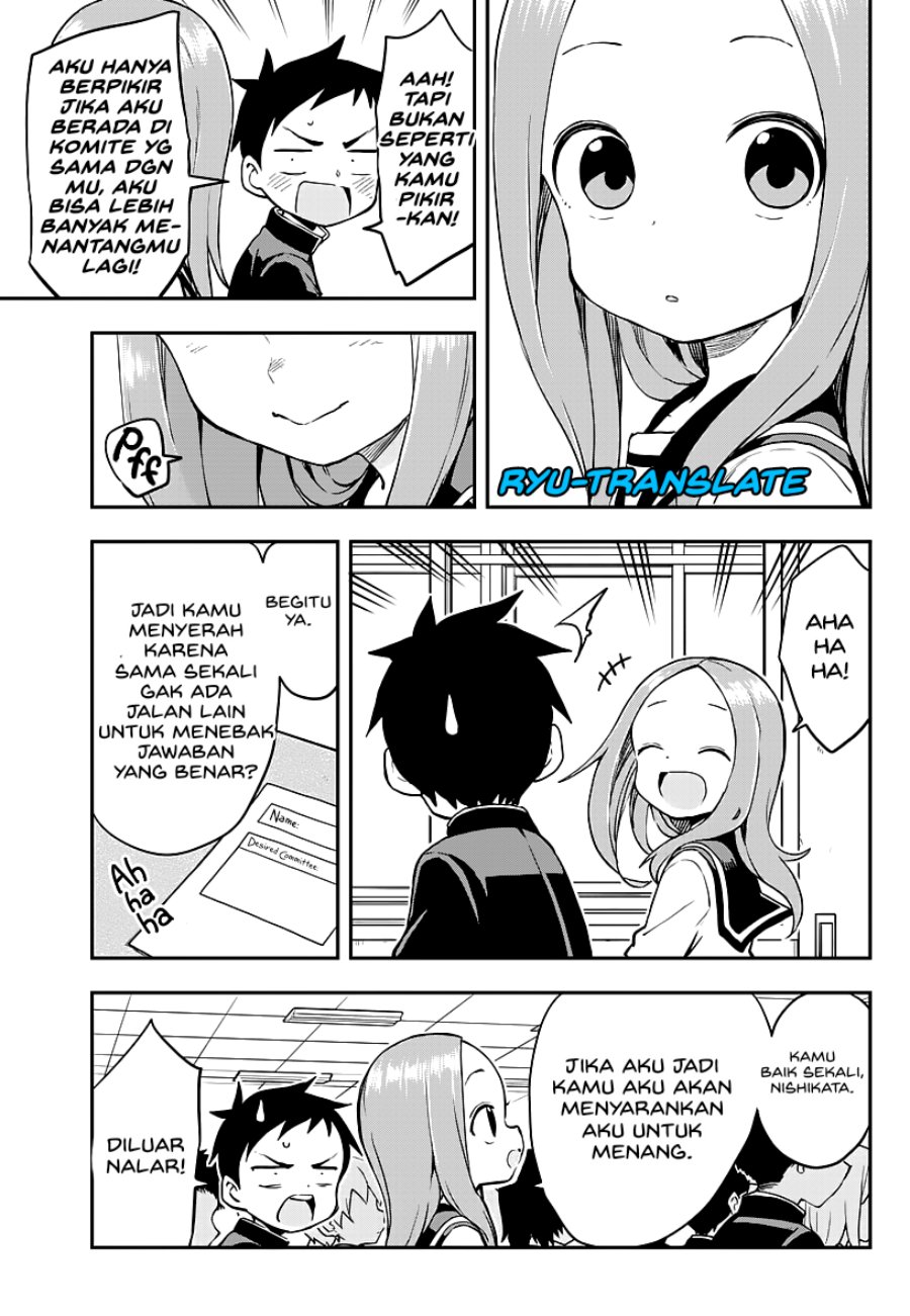 Karakai Jouzu no Takagi-san Chapter 166 Gambar 16