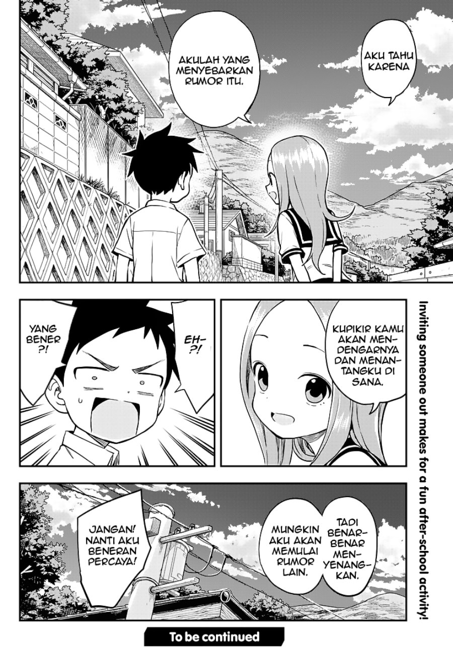 Karakai Jouzu no Takagi-san Chapter 164 Gambar 16