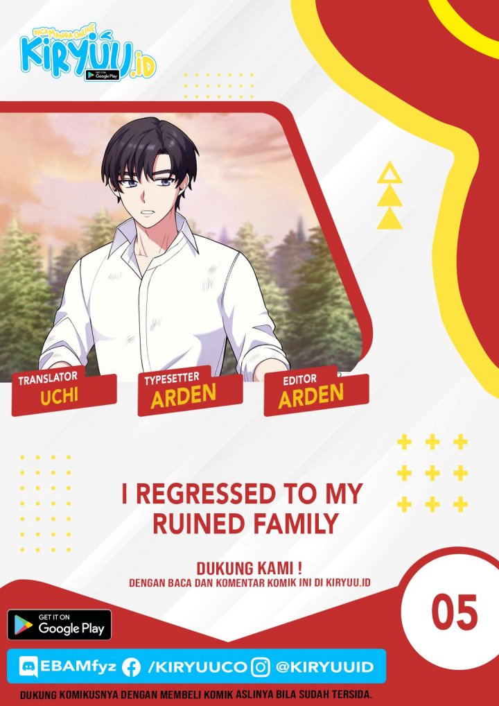 Baca Komik I Regressed to My Ruined Family Chapter 05 Gambar 1